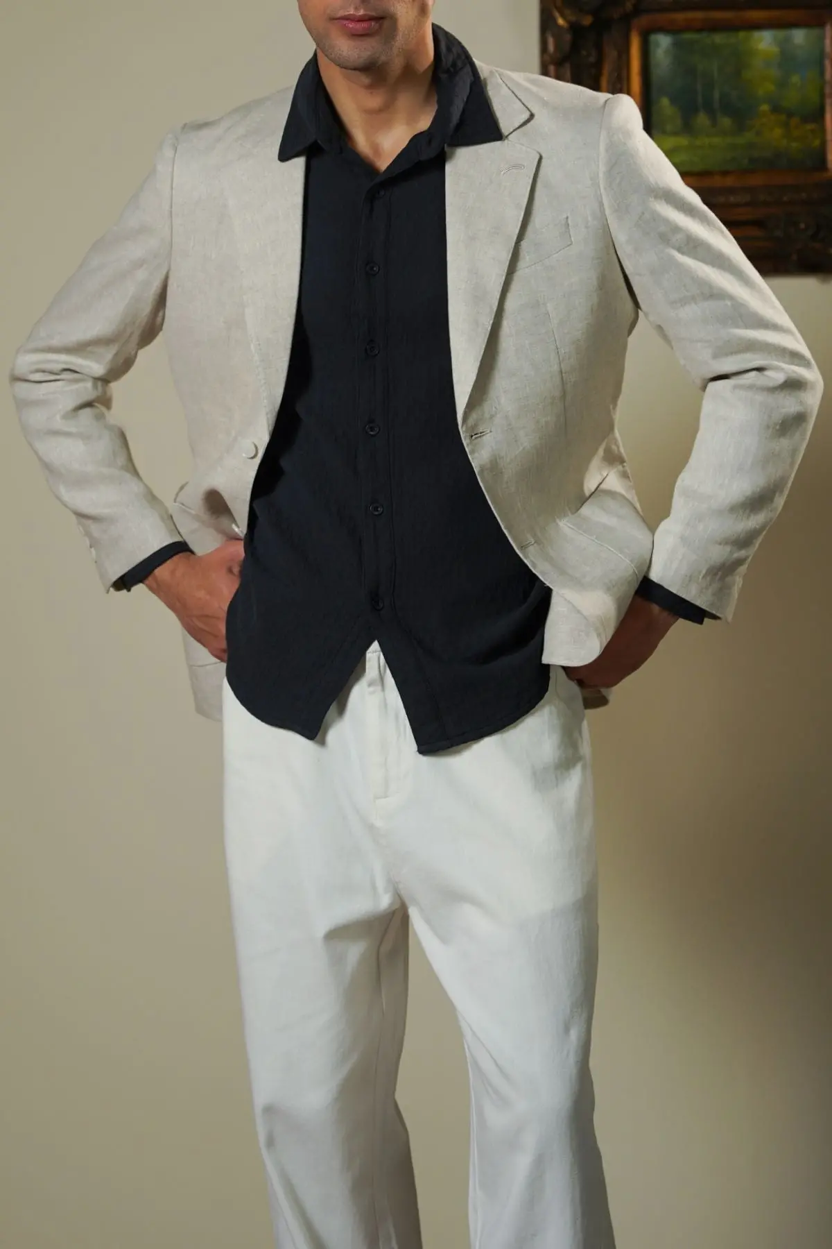 Premium Linen Blazer 1