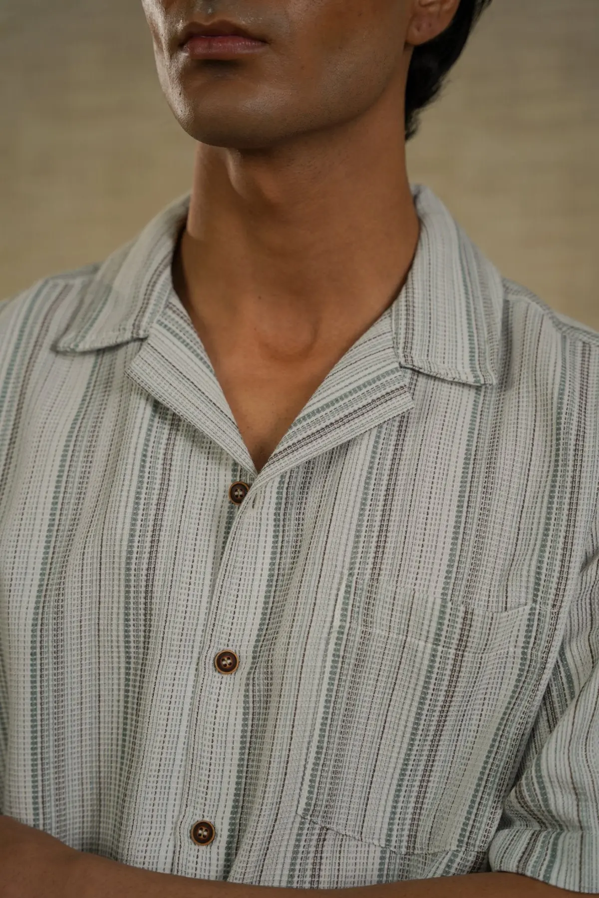 Everyday Striped Button Down 1