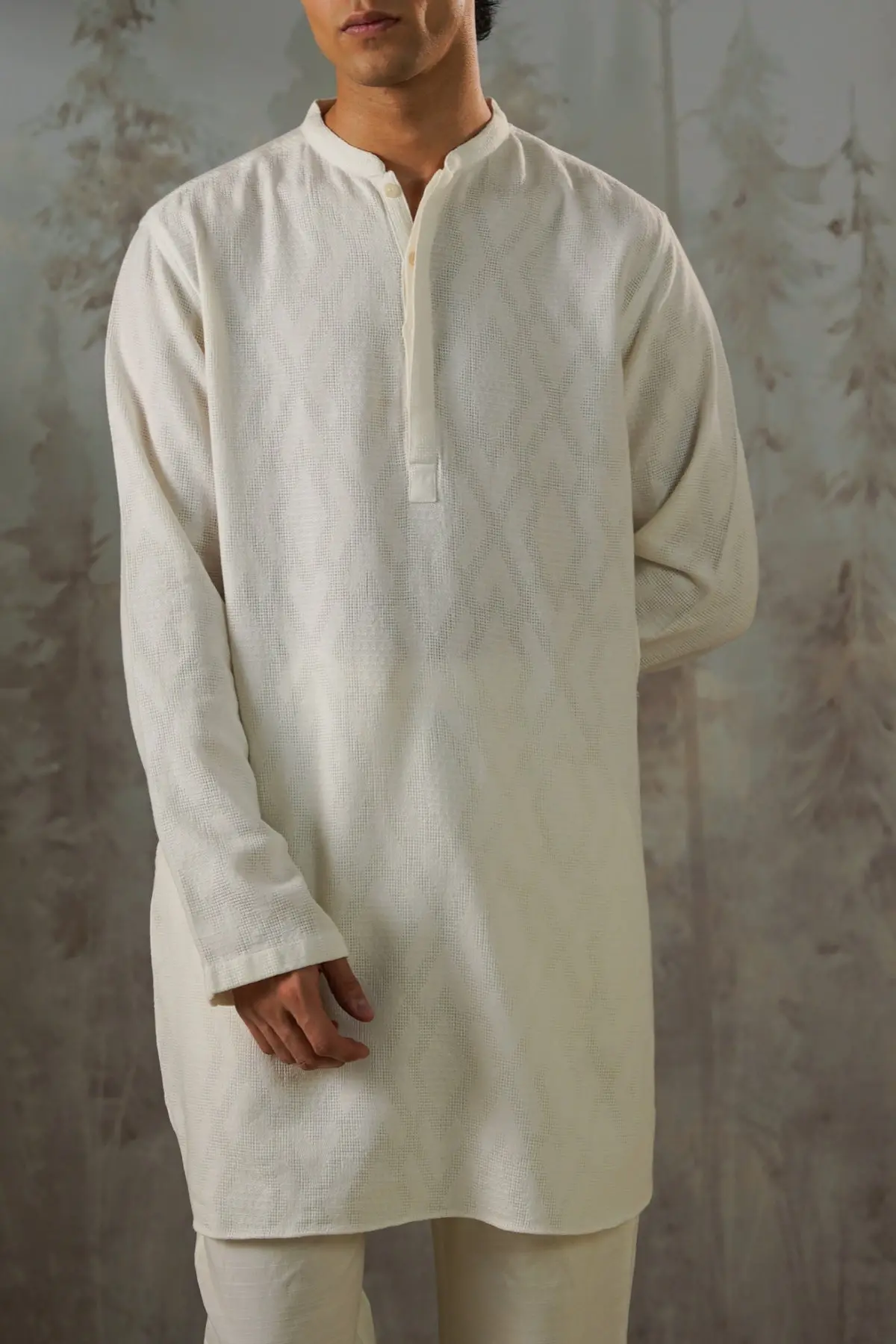 Textured Geometric Shirt 1