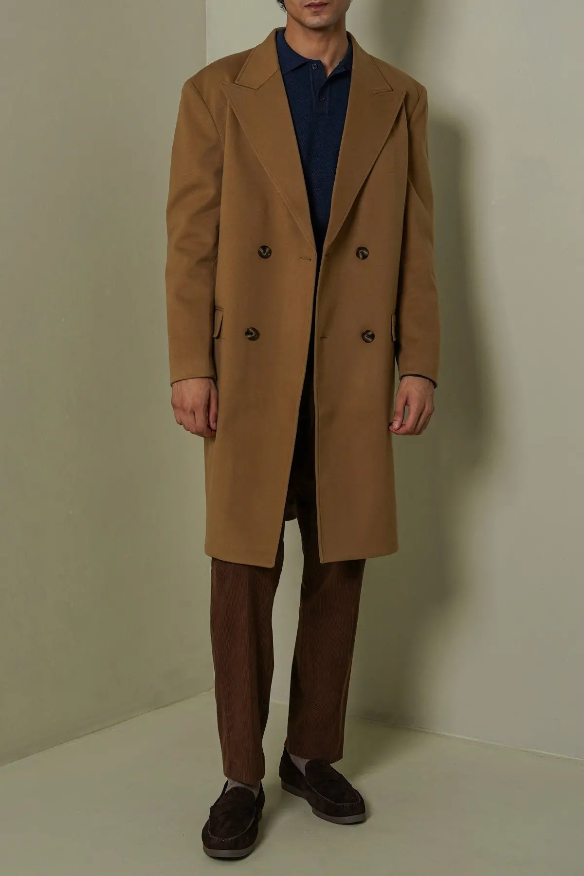 Double Breasted Overcoat 1