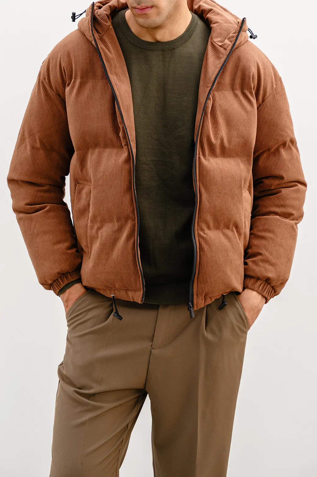 Corduroy Puffer Jacket 1