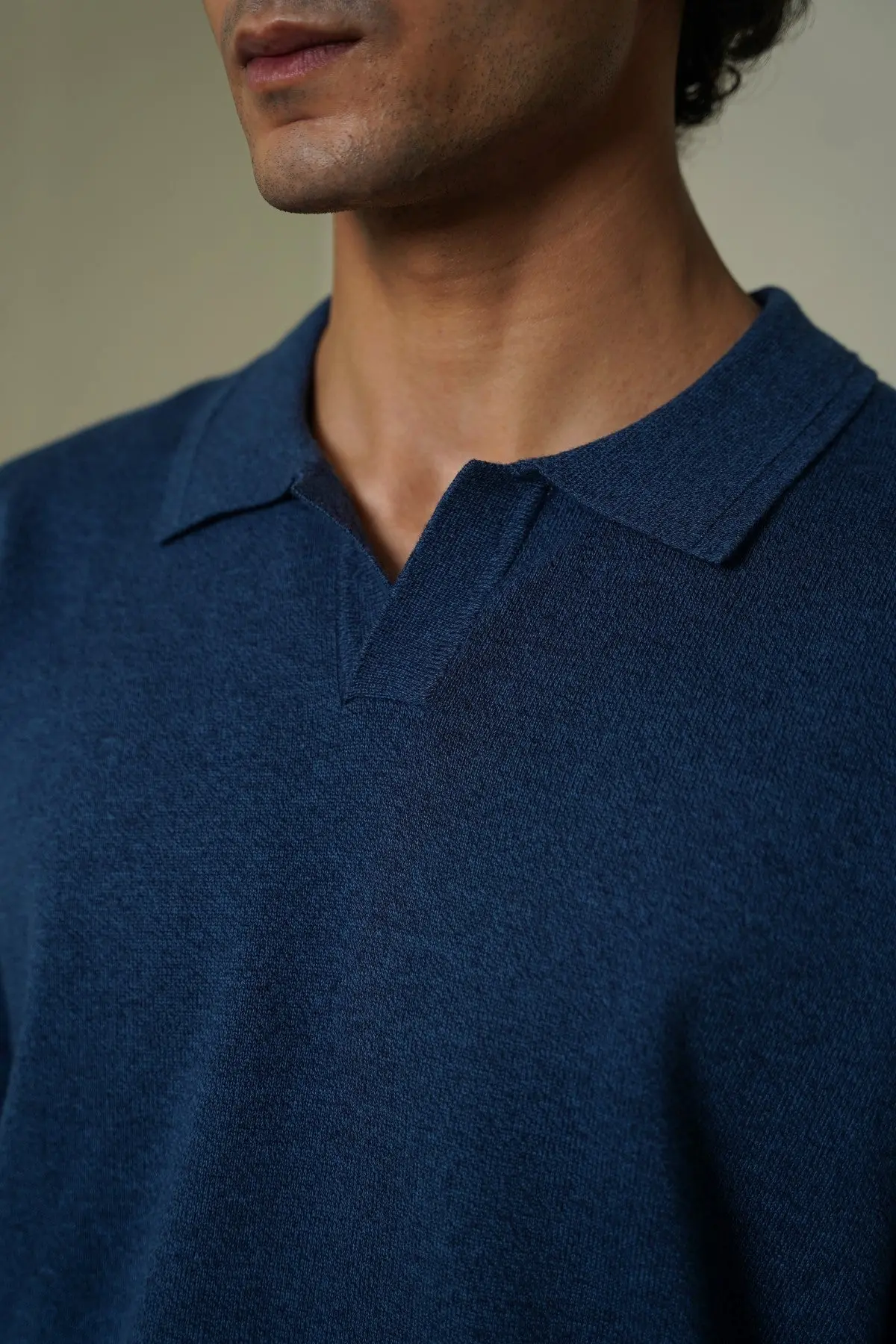 Soft Knitted Polo Jumper 1