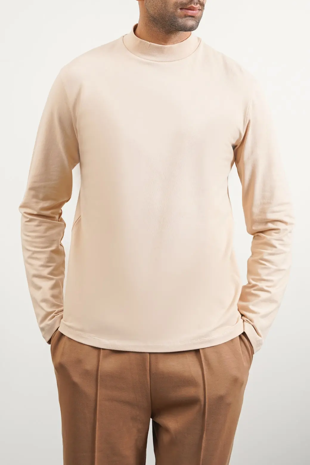 High Neck T-Shirt 1