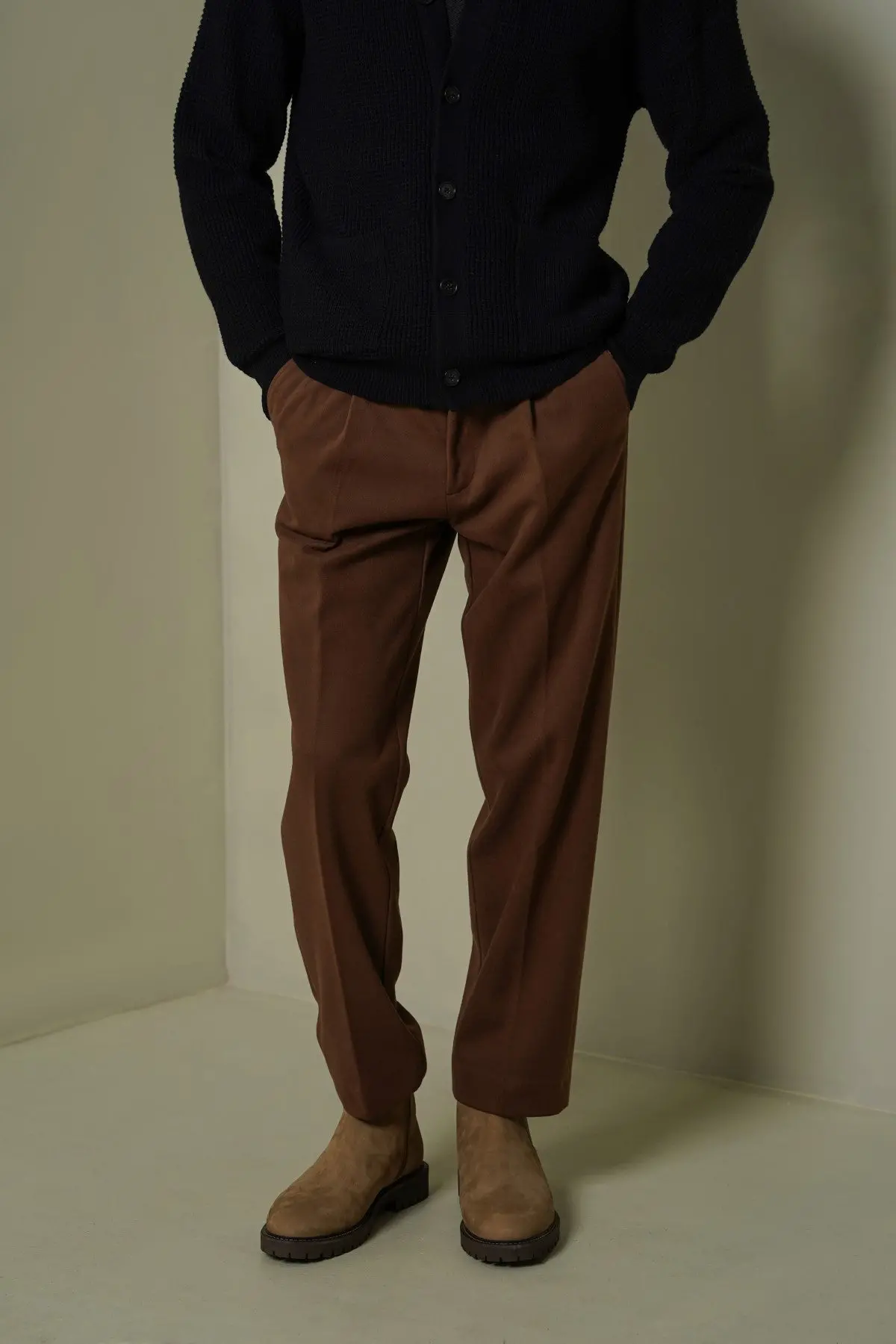 Flannel Tailored Pants 1