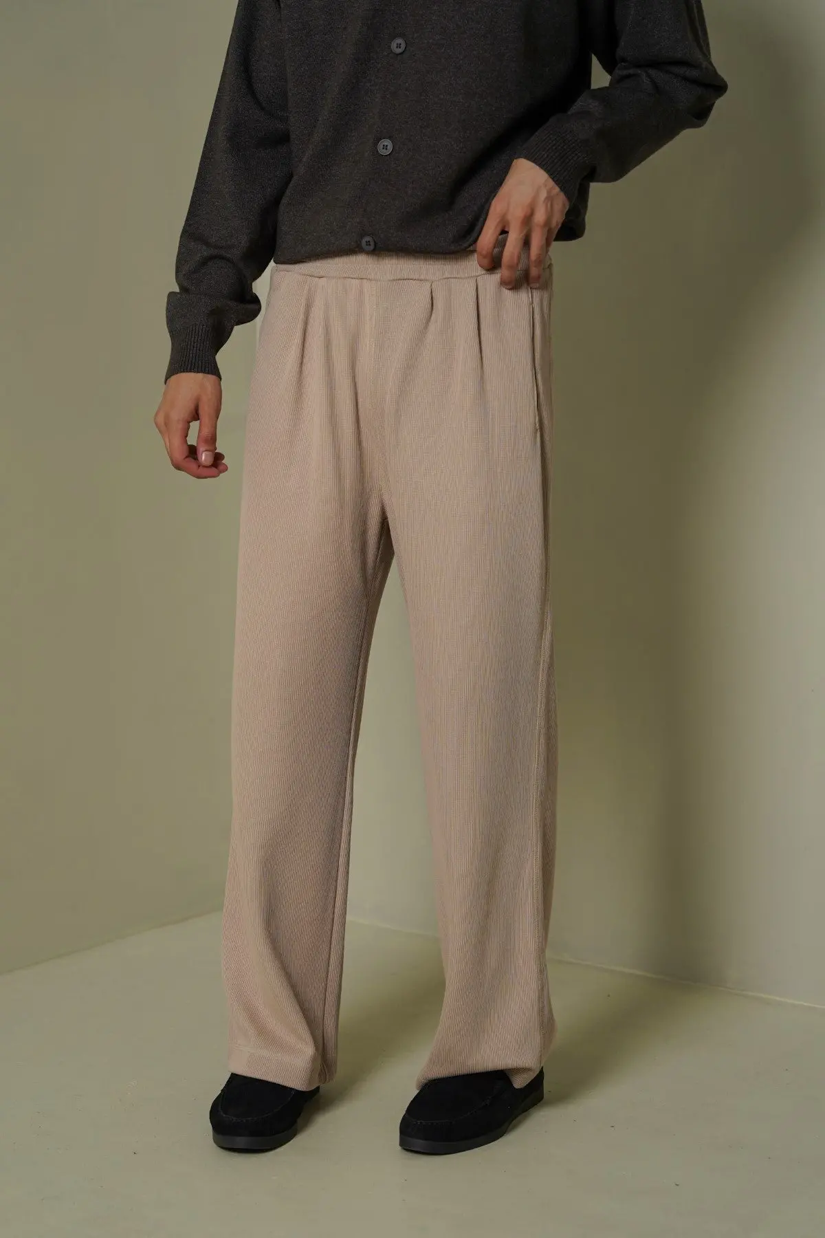 Knitted Loose Pants 1