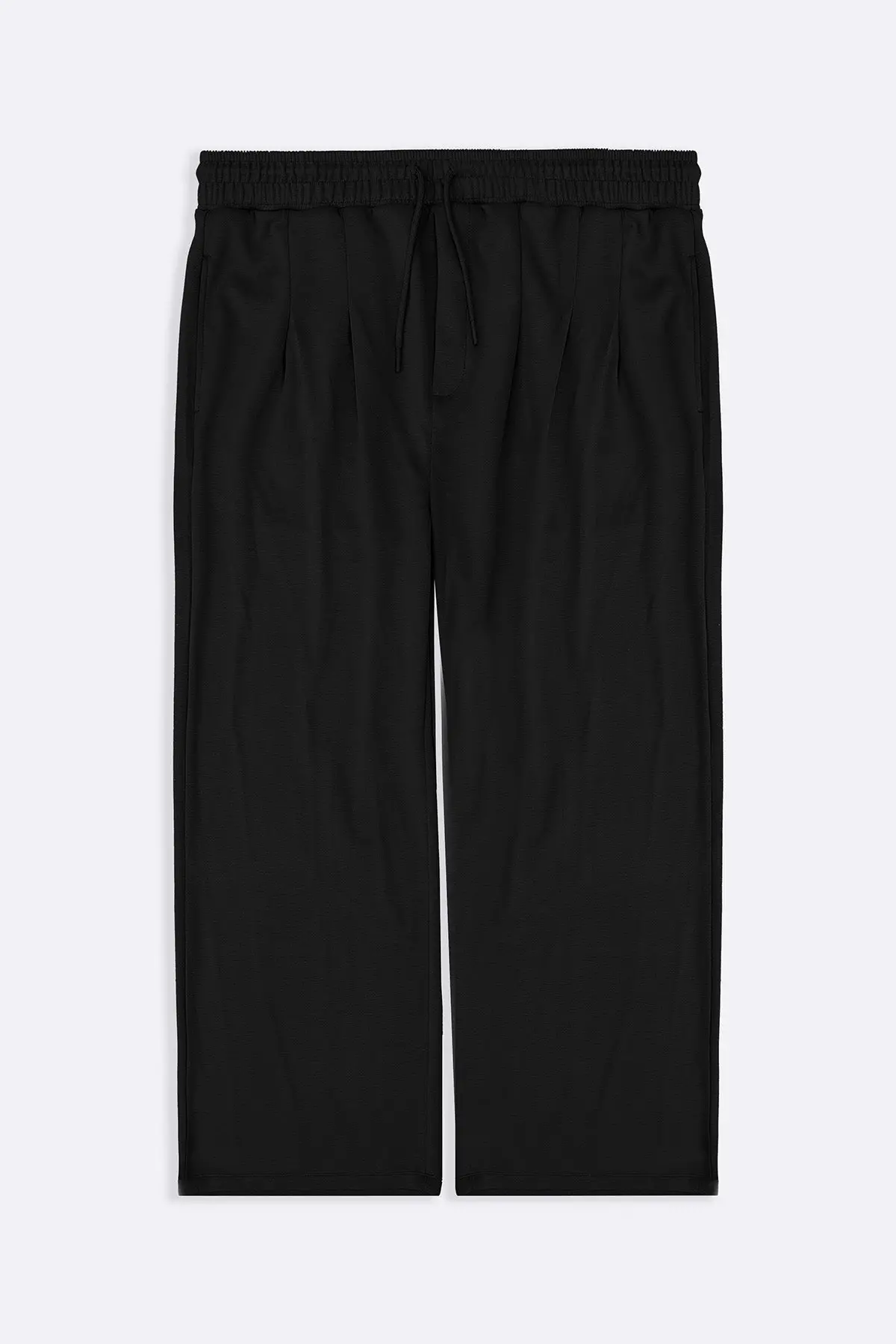 Pleated Straight Trousers 1