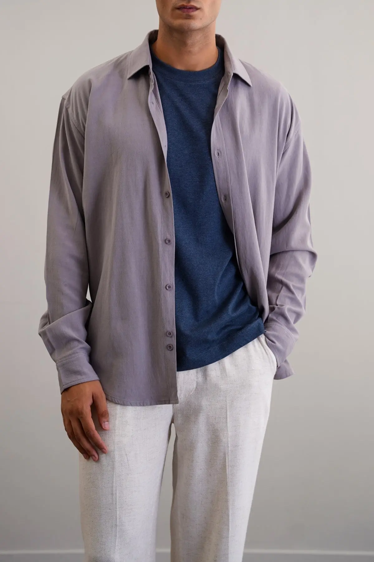 Oversized Linen Shirt 1