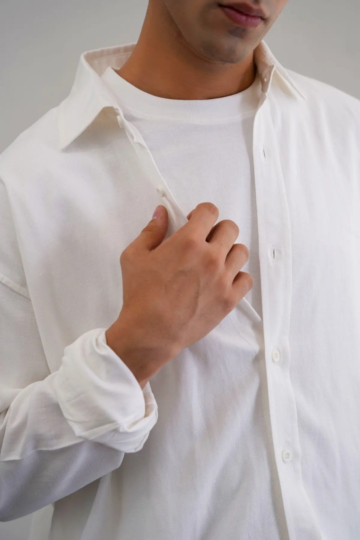 Oversized Linen Shirt 1