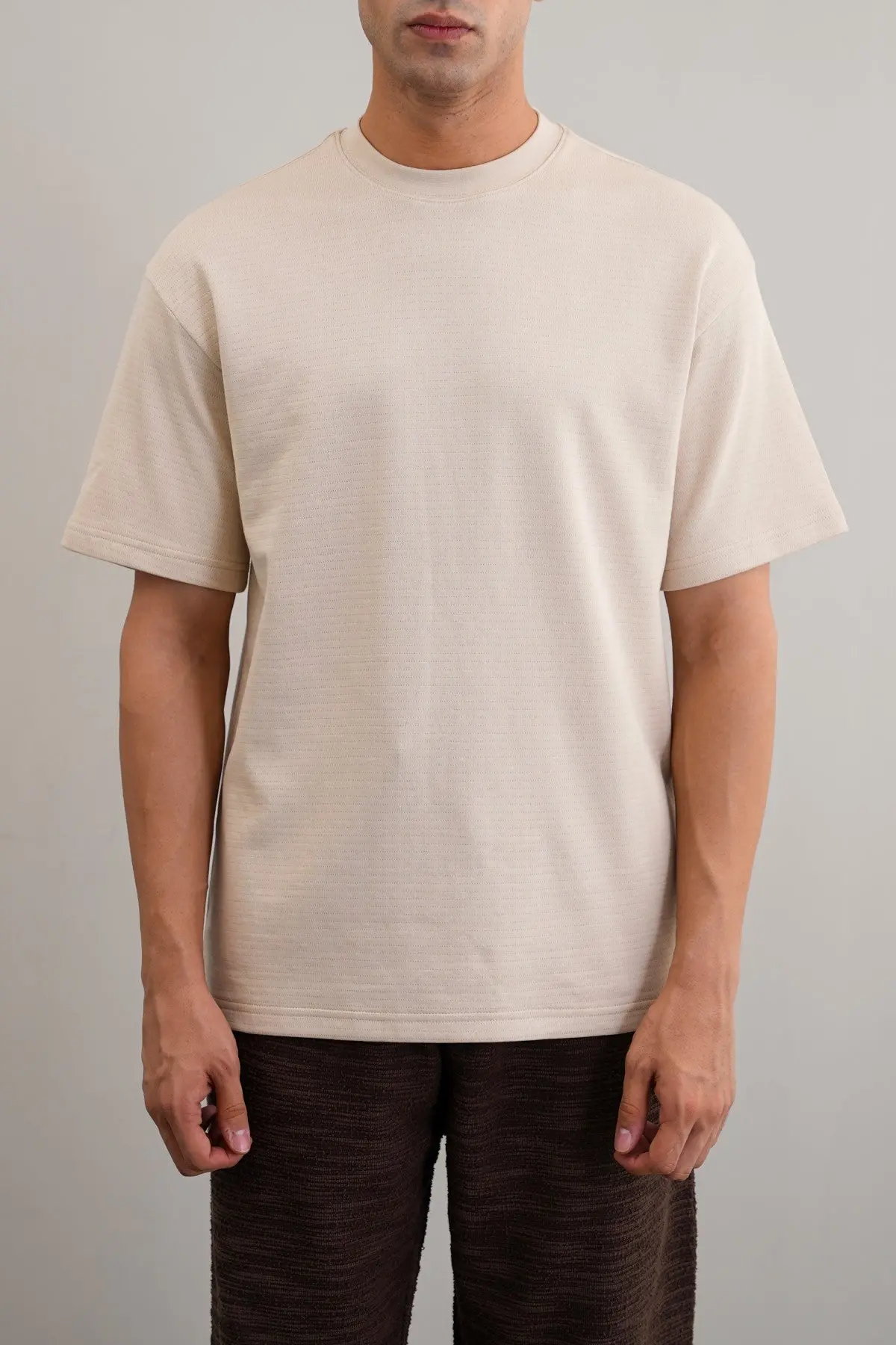 Jacquard Cotton Classic Tee 1