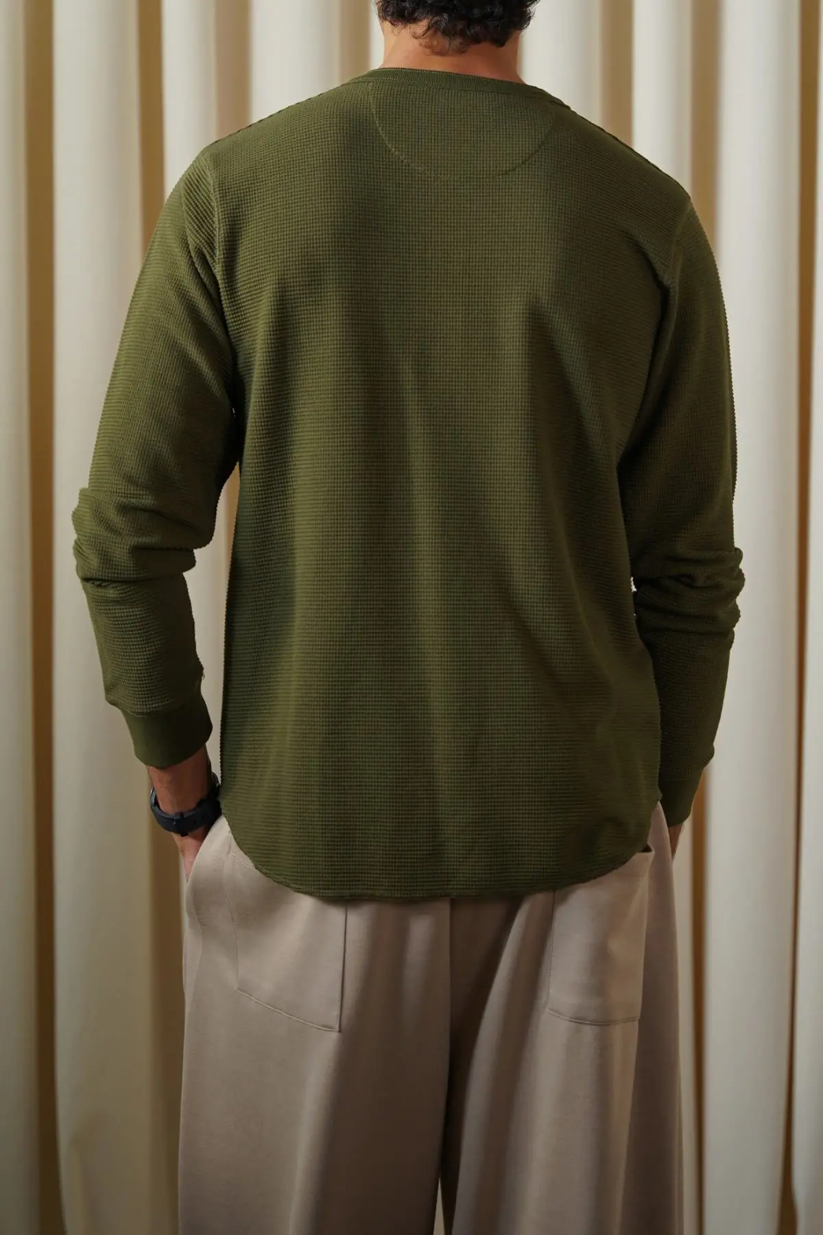 Waffle Knit T-Shirt 5