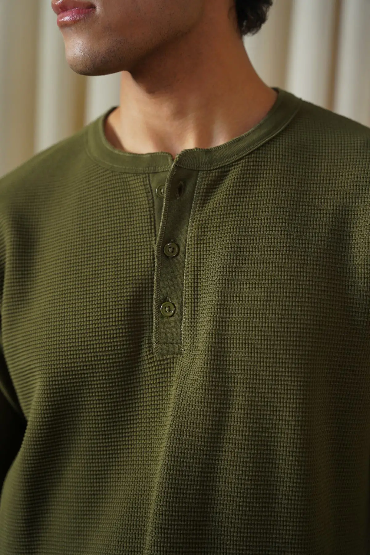 Waffle Knit T-Shirt 2