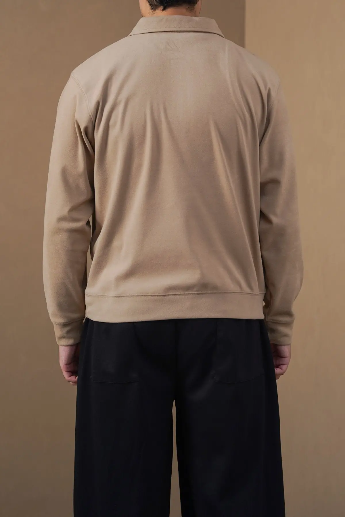 Zipper Polo Sweatshirt 5
