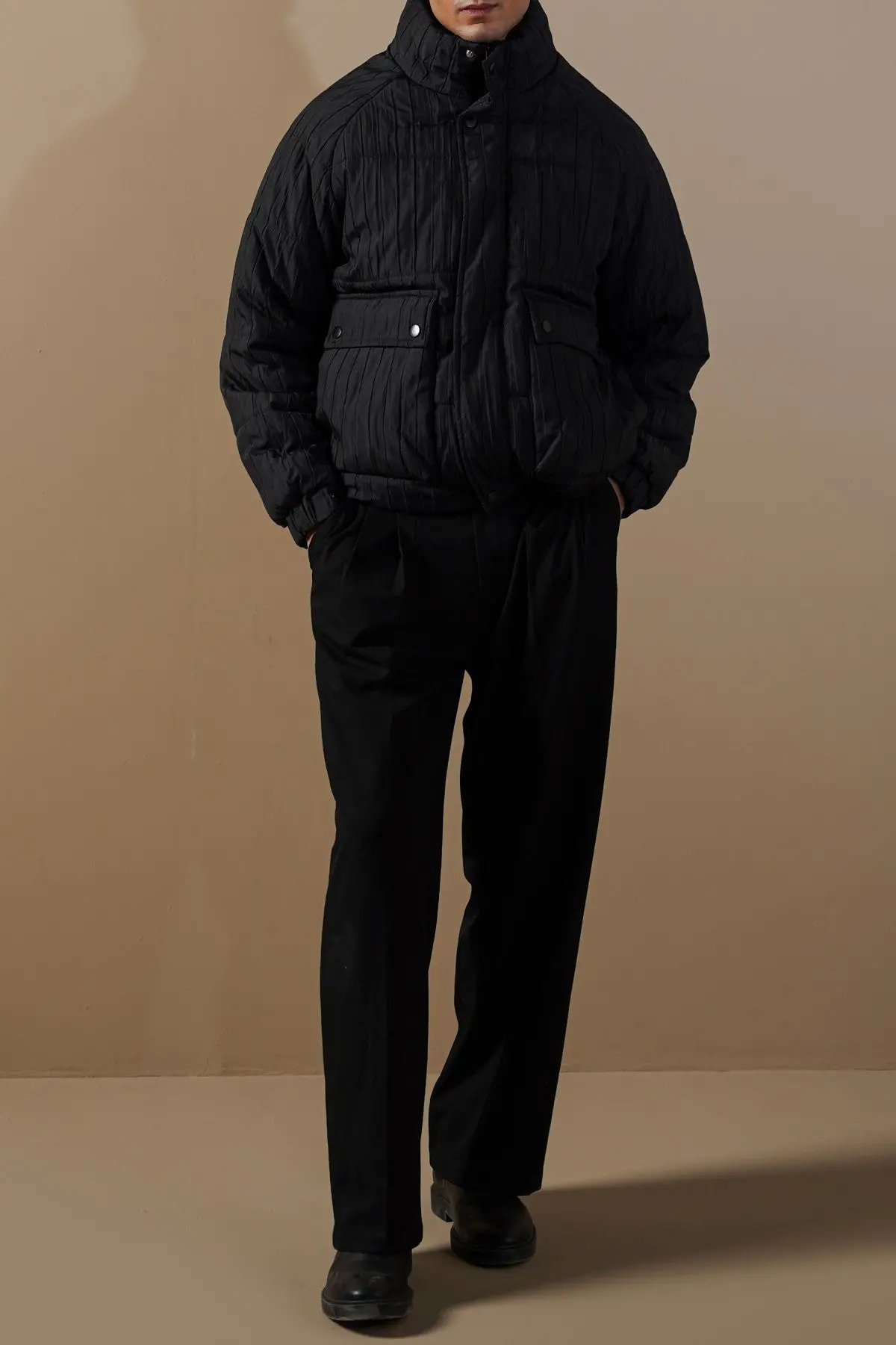 Textured Puffer Jacket 1