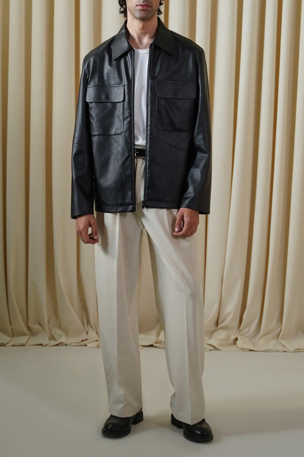 Leather Effect Jacket 1