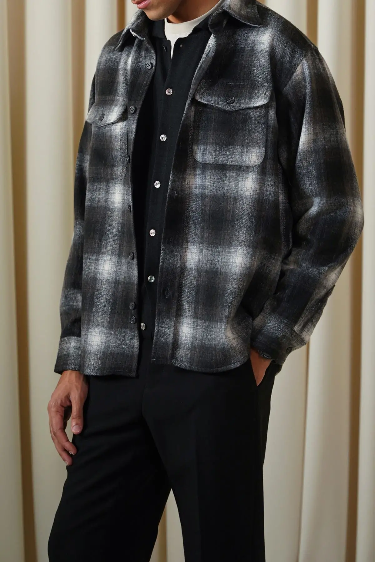 Plaid Flannel Shacket 1