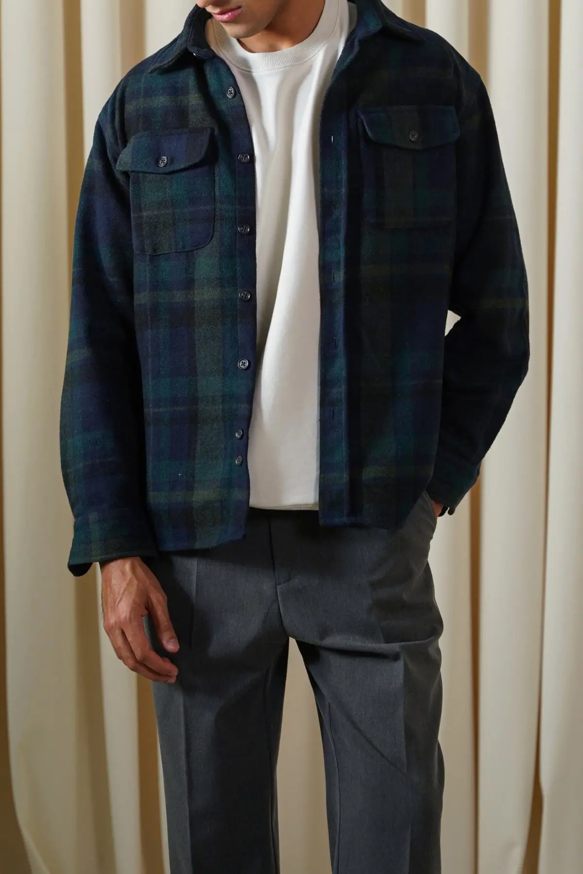 Plaid Flannel Shacket 1