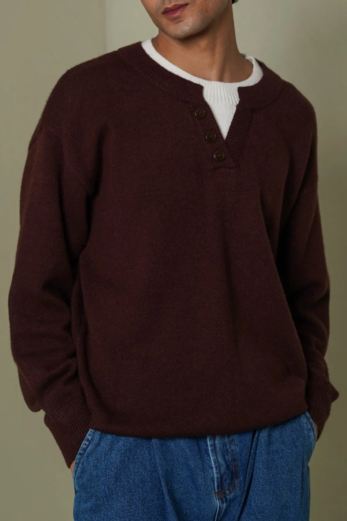 Campus Henley Sweater 1