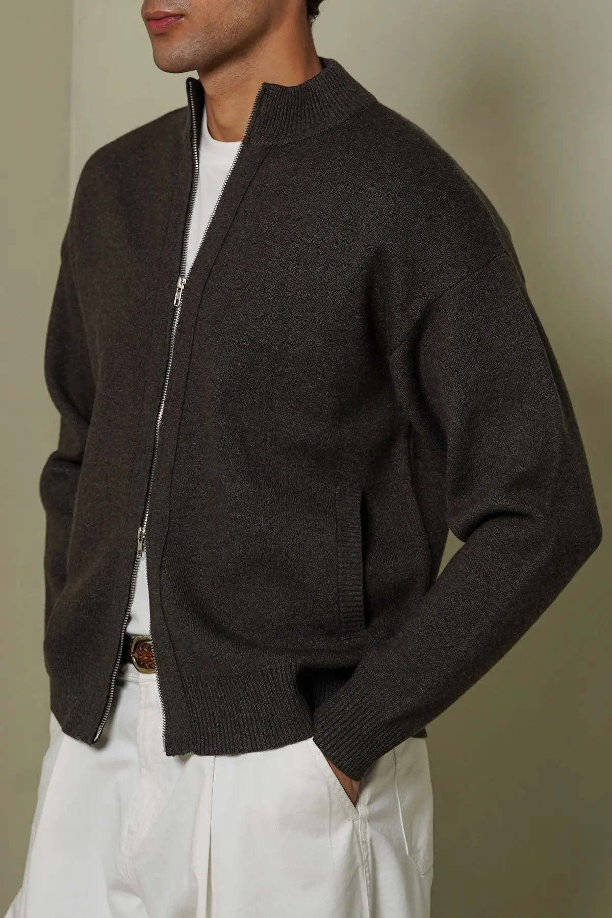 Zip-Up Cardigan 1