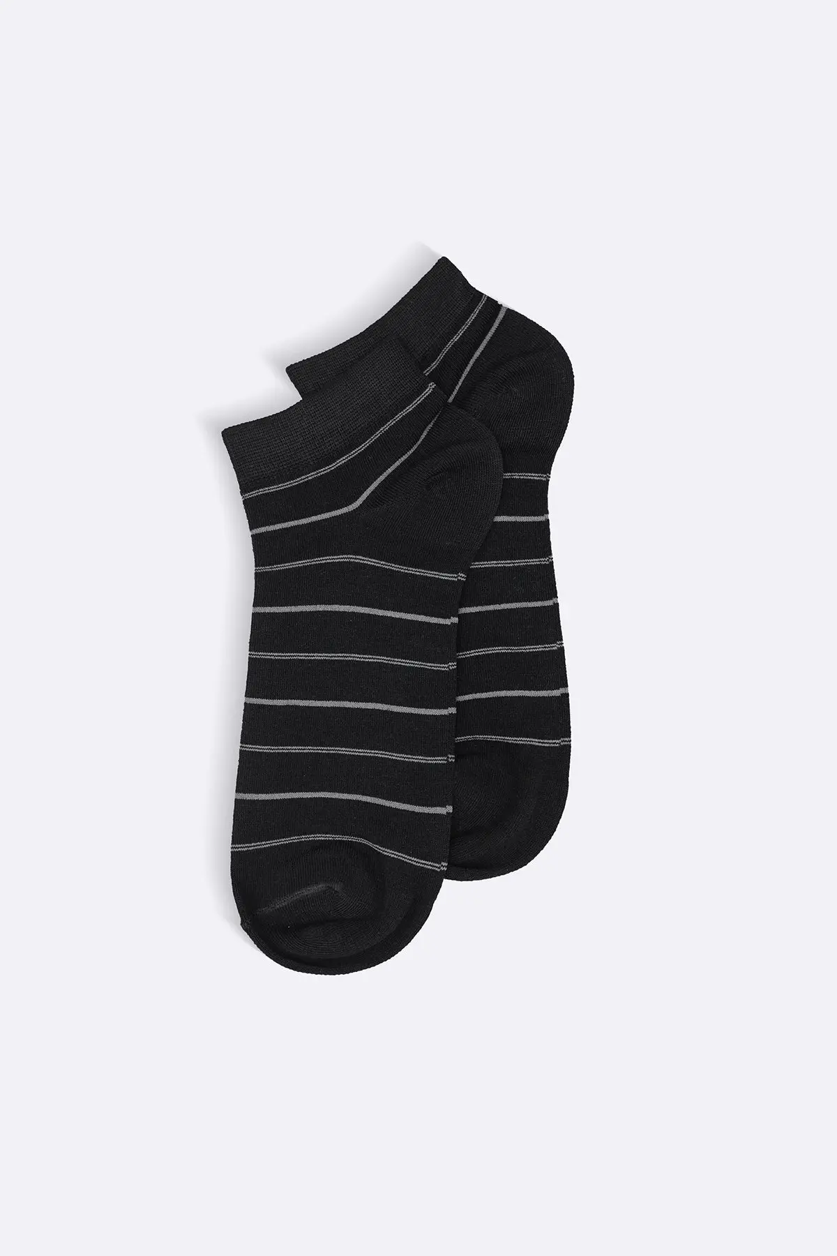 Mercerized Stripe Socks 1