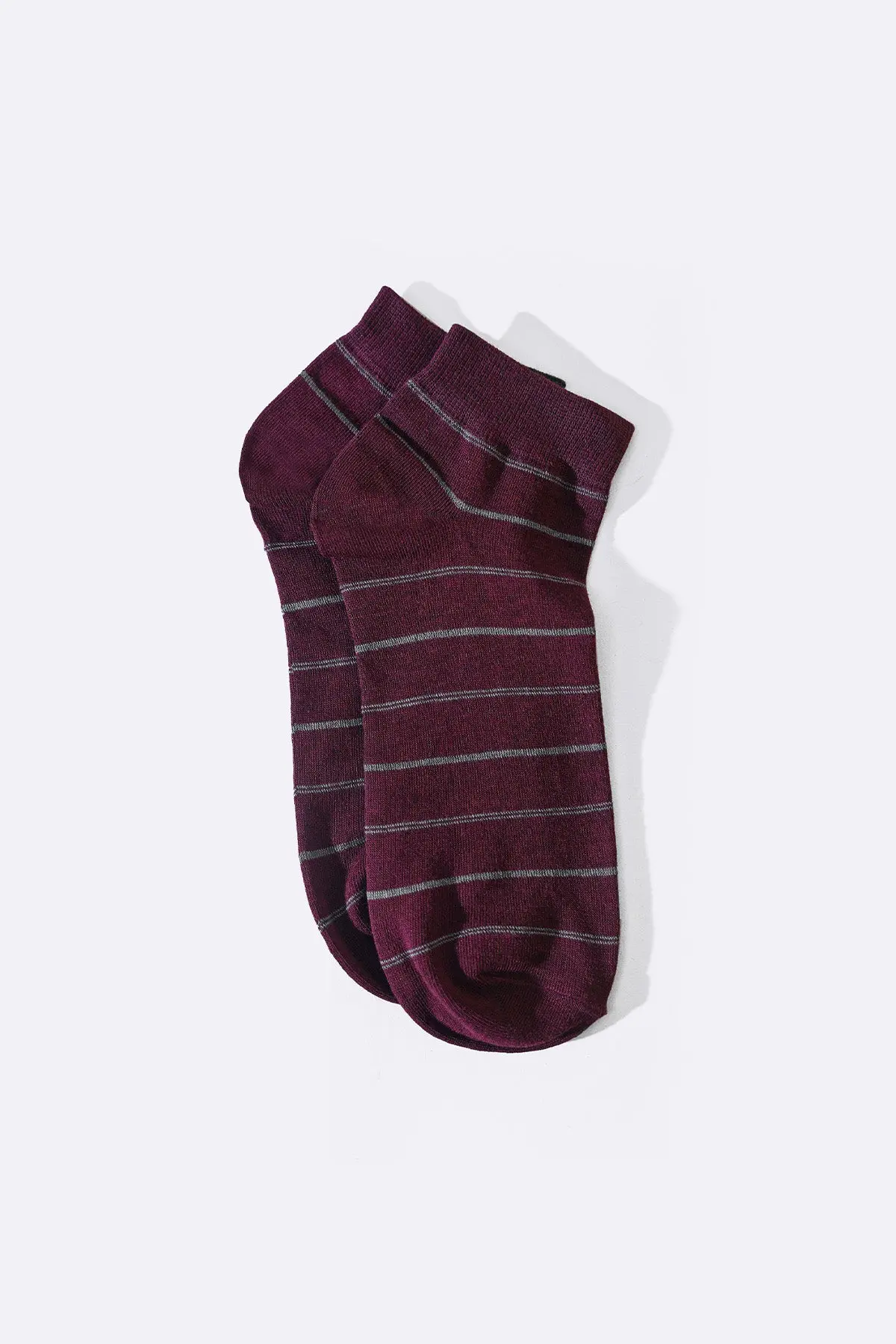 Mercerized Stripe Socks 1