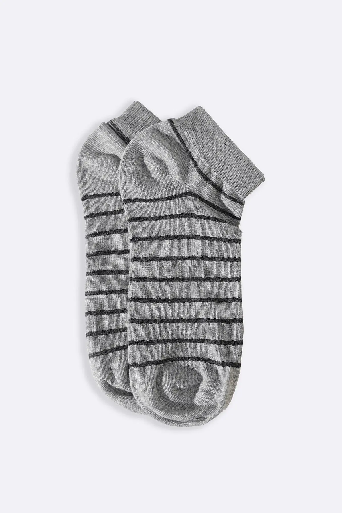 Mercerized Stripe Socks 1