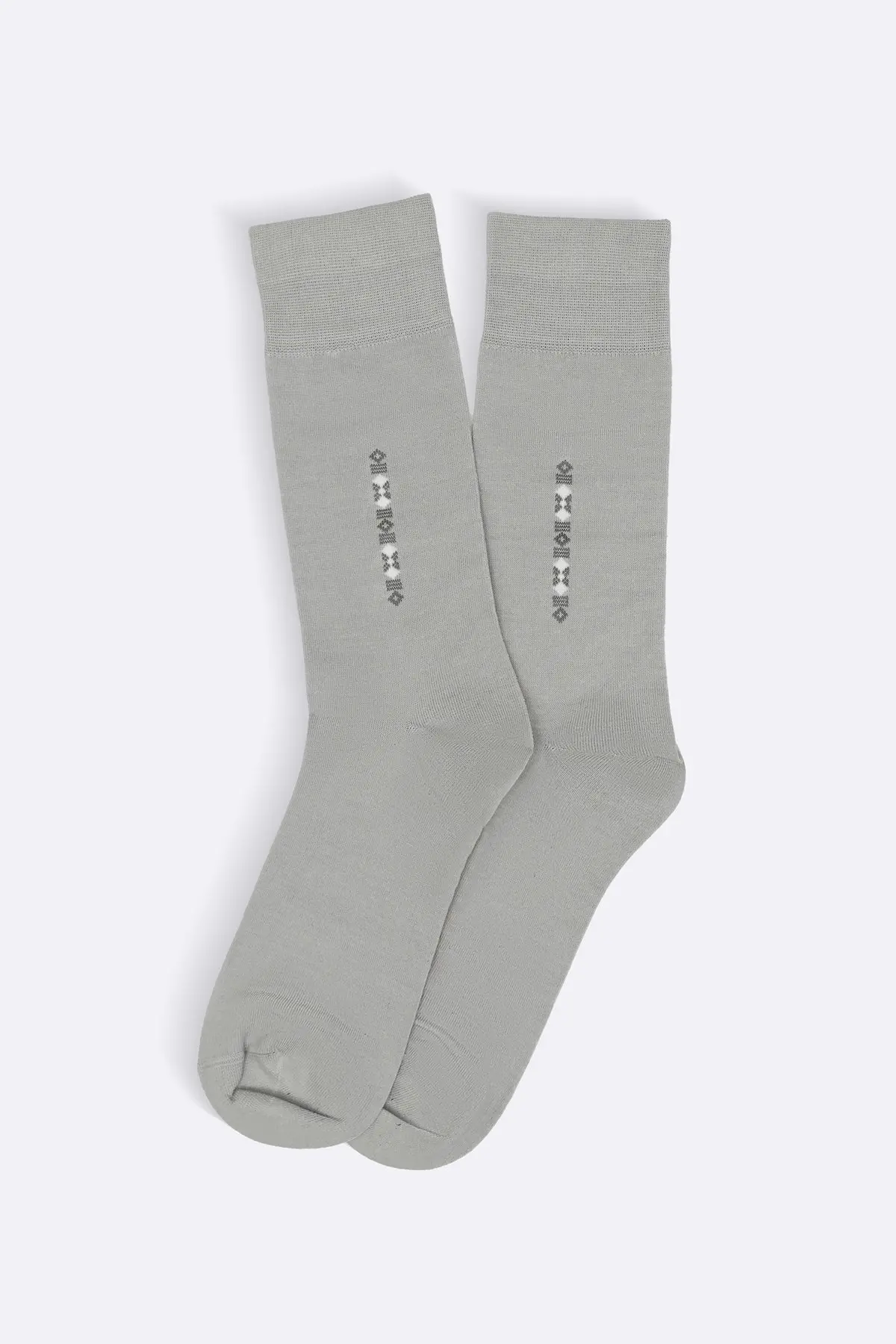 Mercerized Crew Socks 1