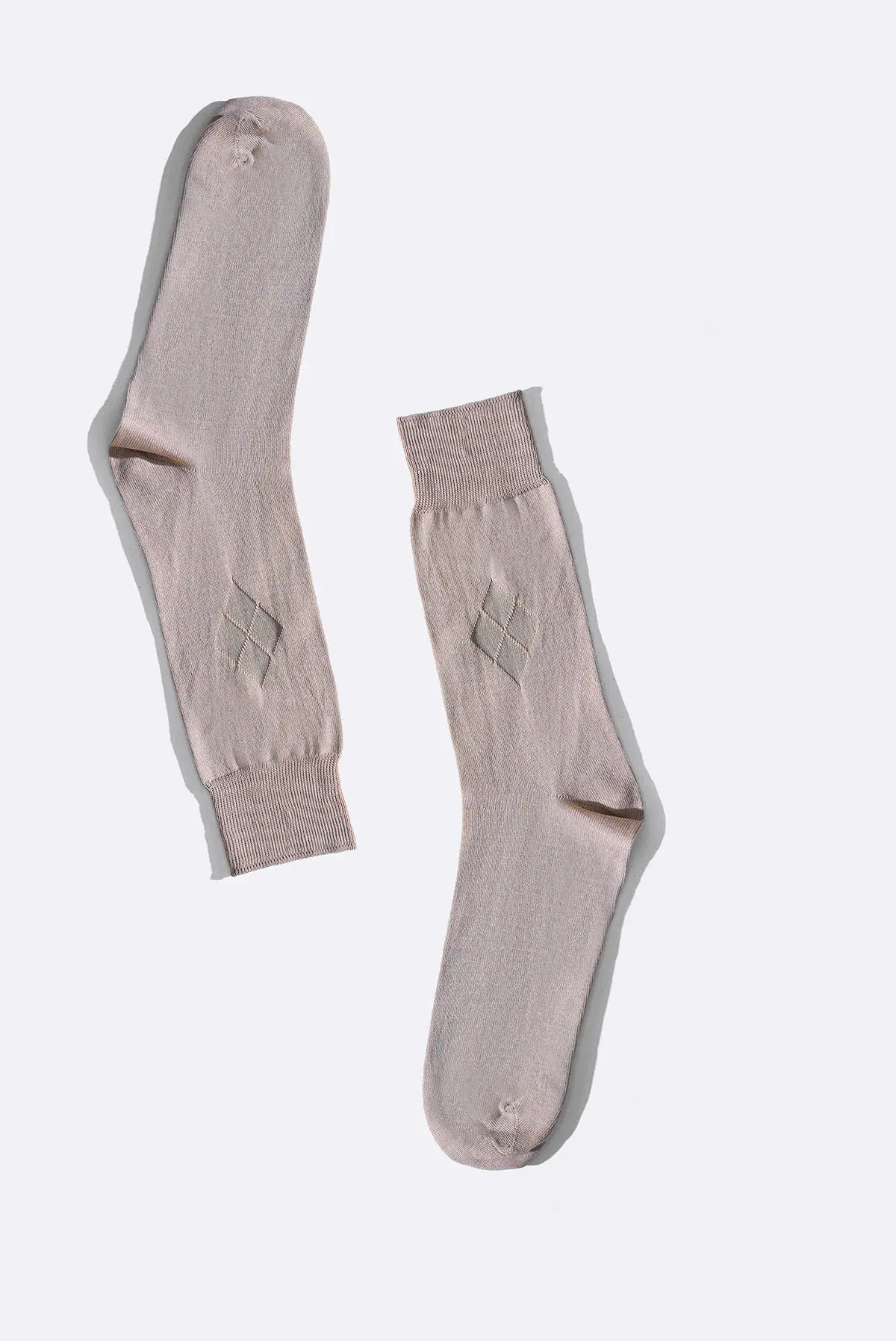Mercerized Crew Socks 1
