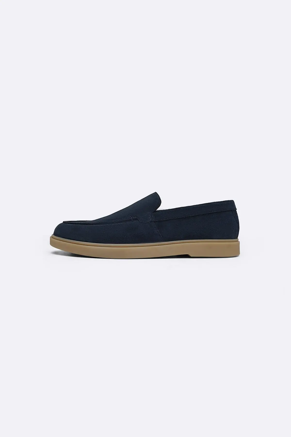 Suede Leather Slip-On Loafers 1