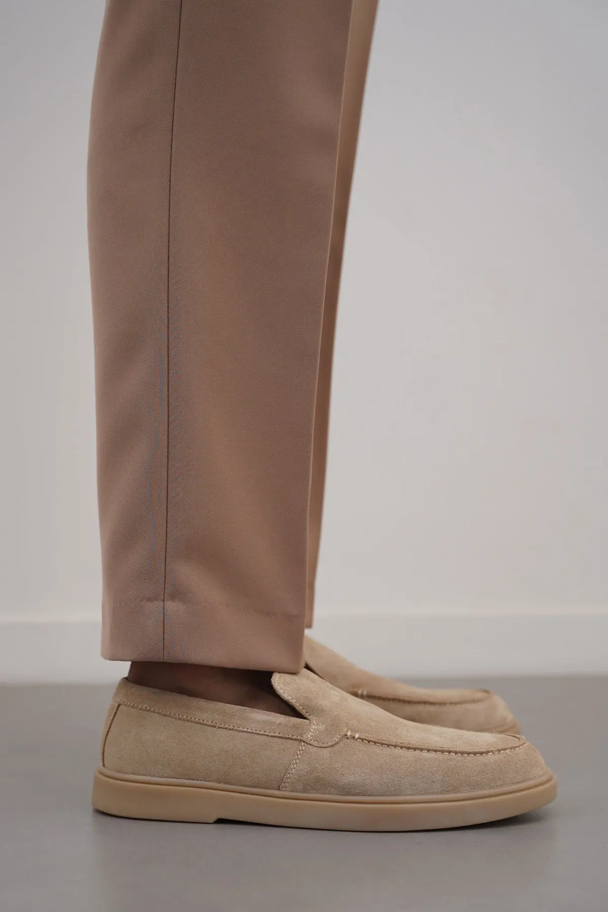 Suede Leather Slip-On Loafers 4