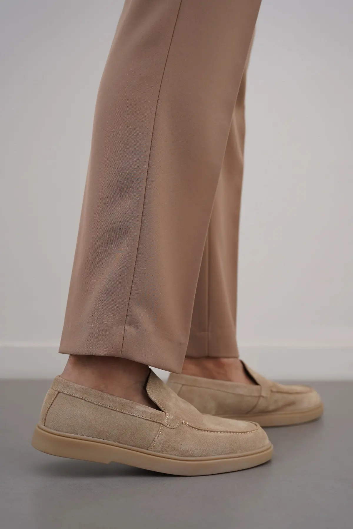 Suede Leather Slip-On Loafers 5
