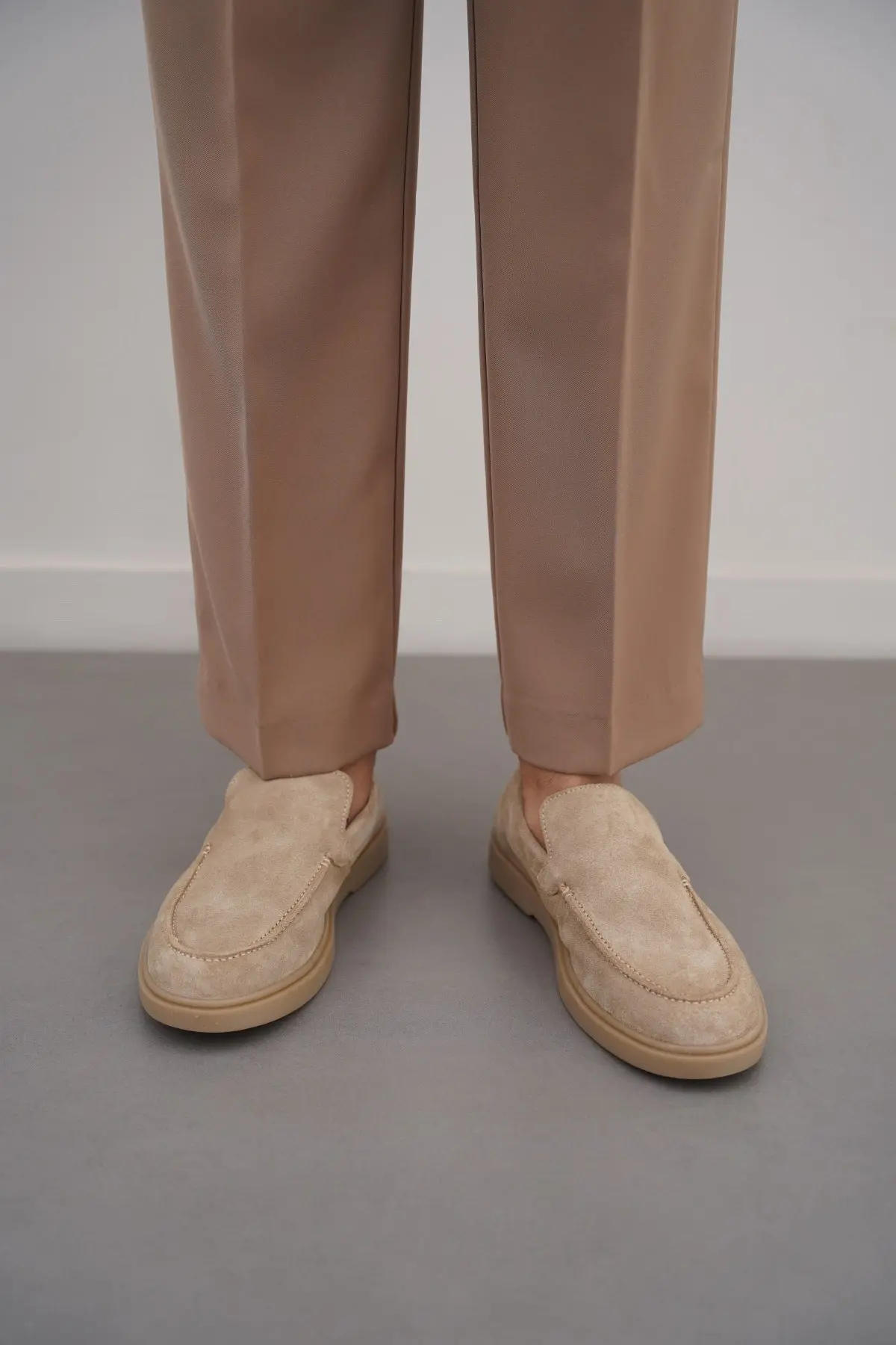 Suede Leather Slip-On Loafers 3
