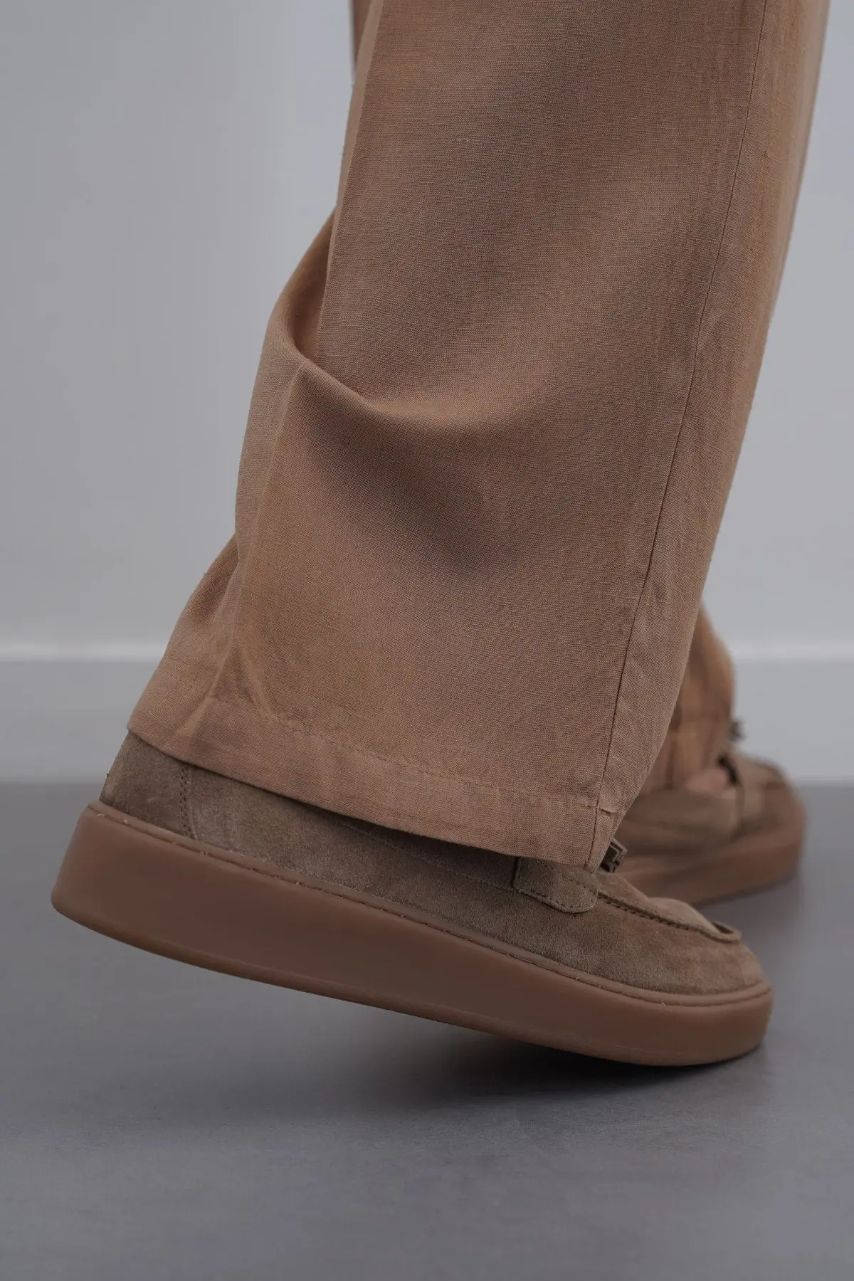 Suede Leather Tassel Loafers 4