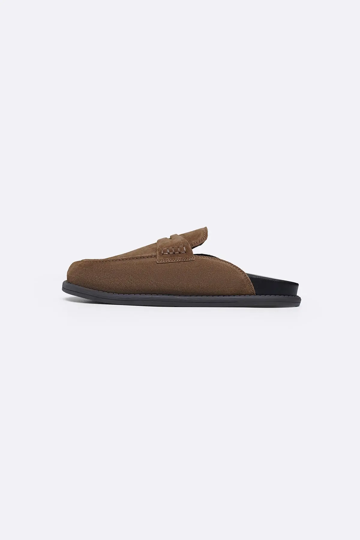 Suede Leather Mules 1
