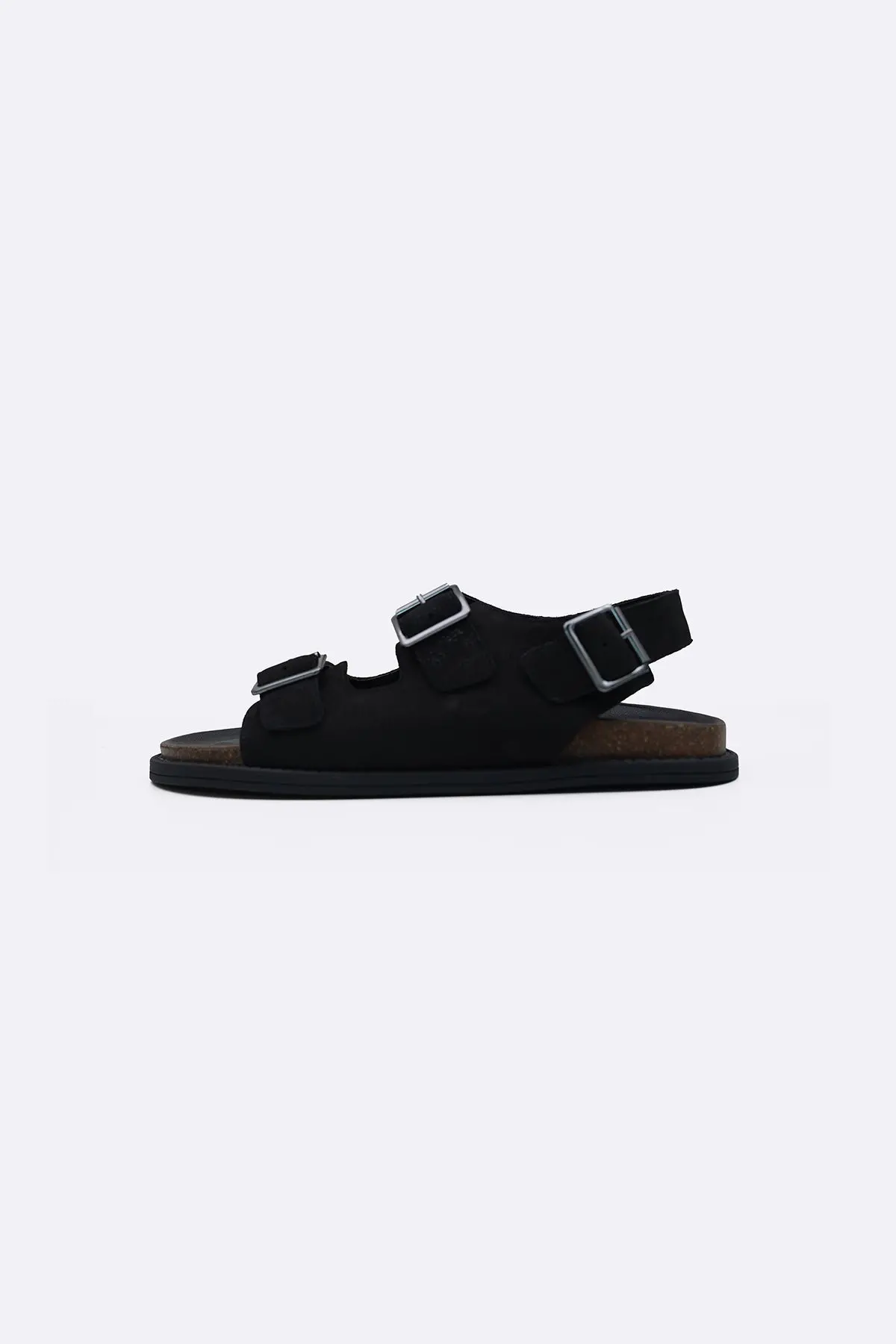 Double Strap Leather Sandals 1
