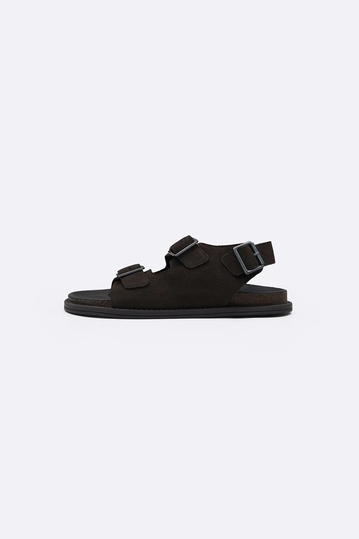 Double Strap Leather Sandals 1