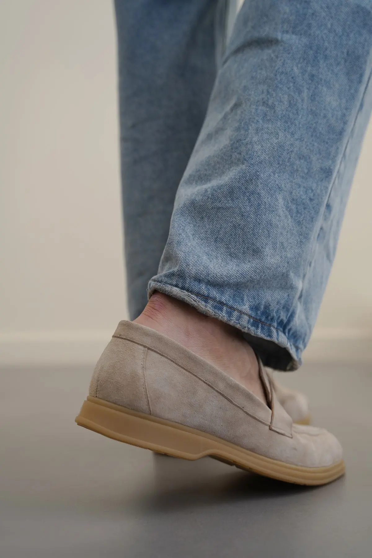 Goat Suede Penny Loafers 3