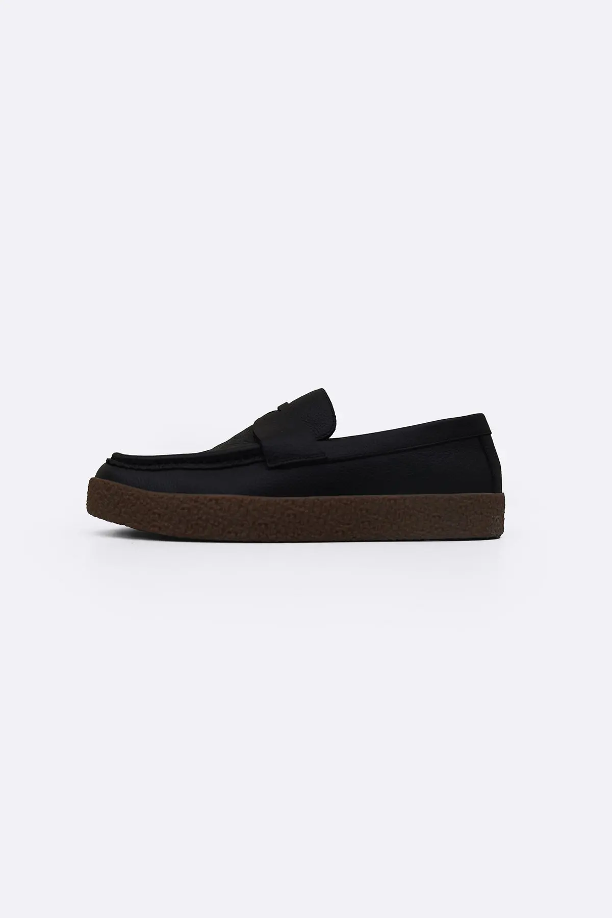 Milled Leather Penny Loafers 1