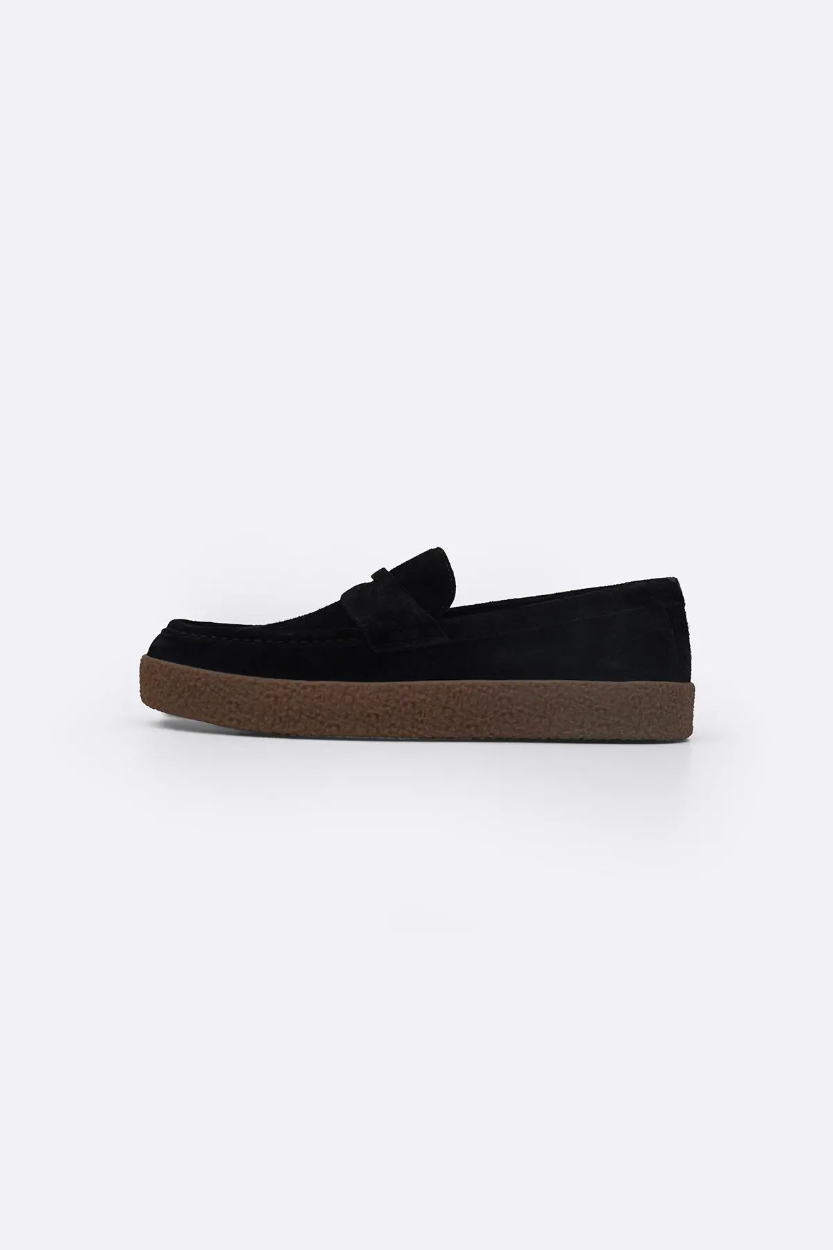 Suede Penny Flats 1