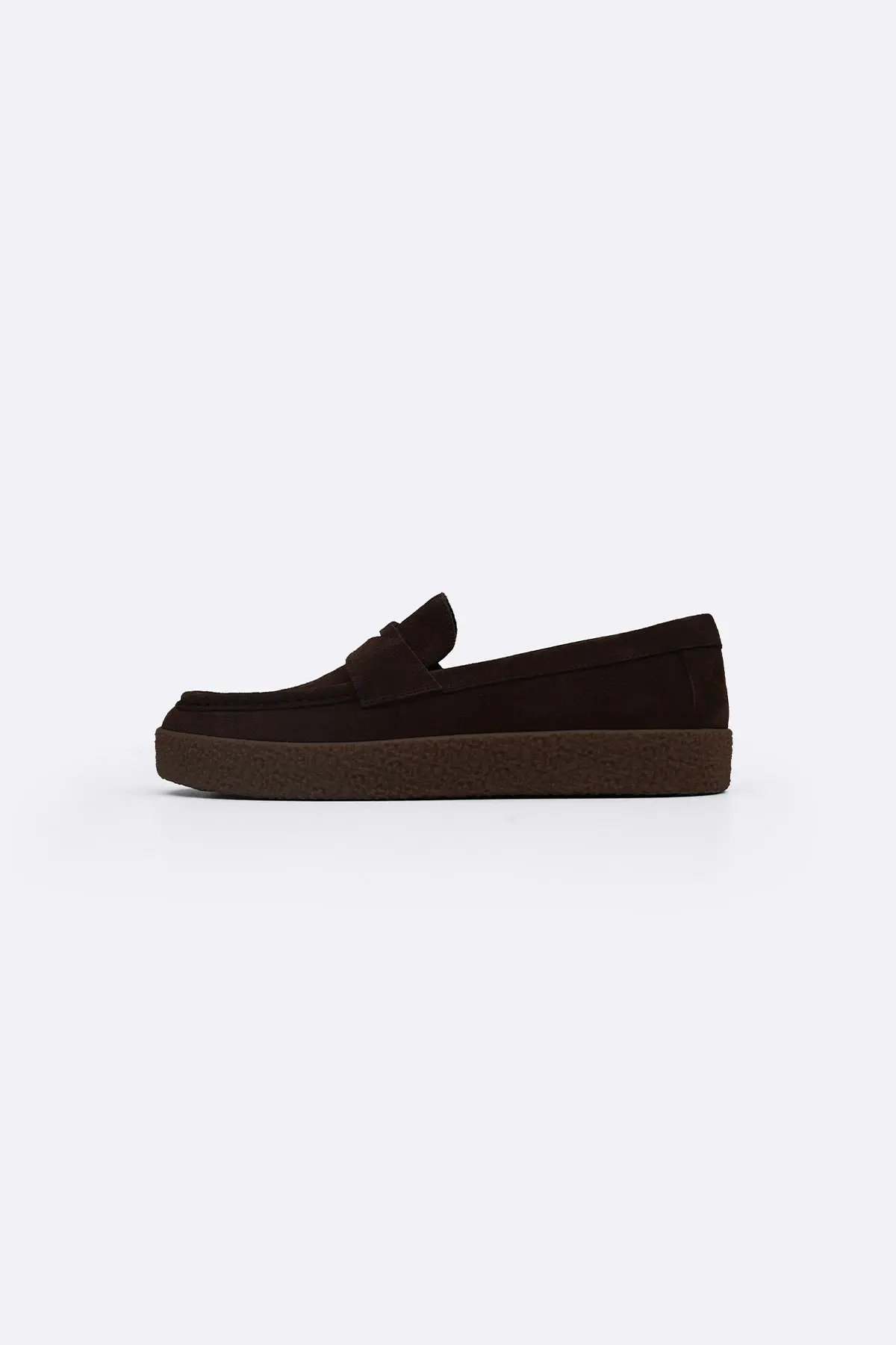 Suede Penny Flats 1