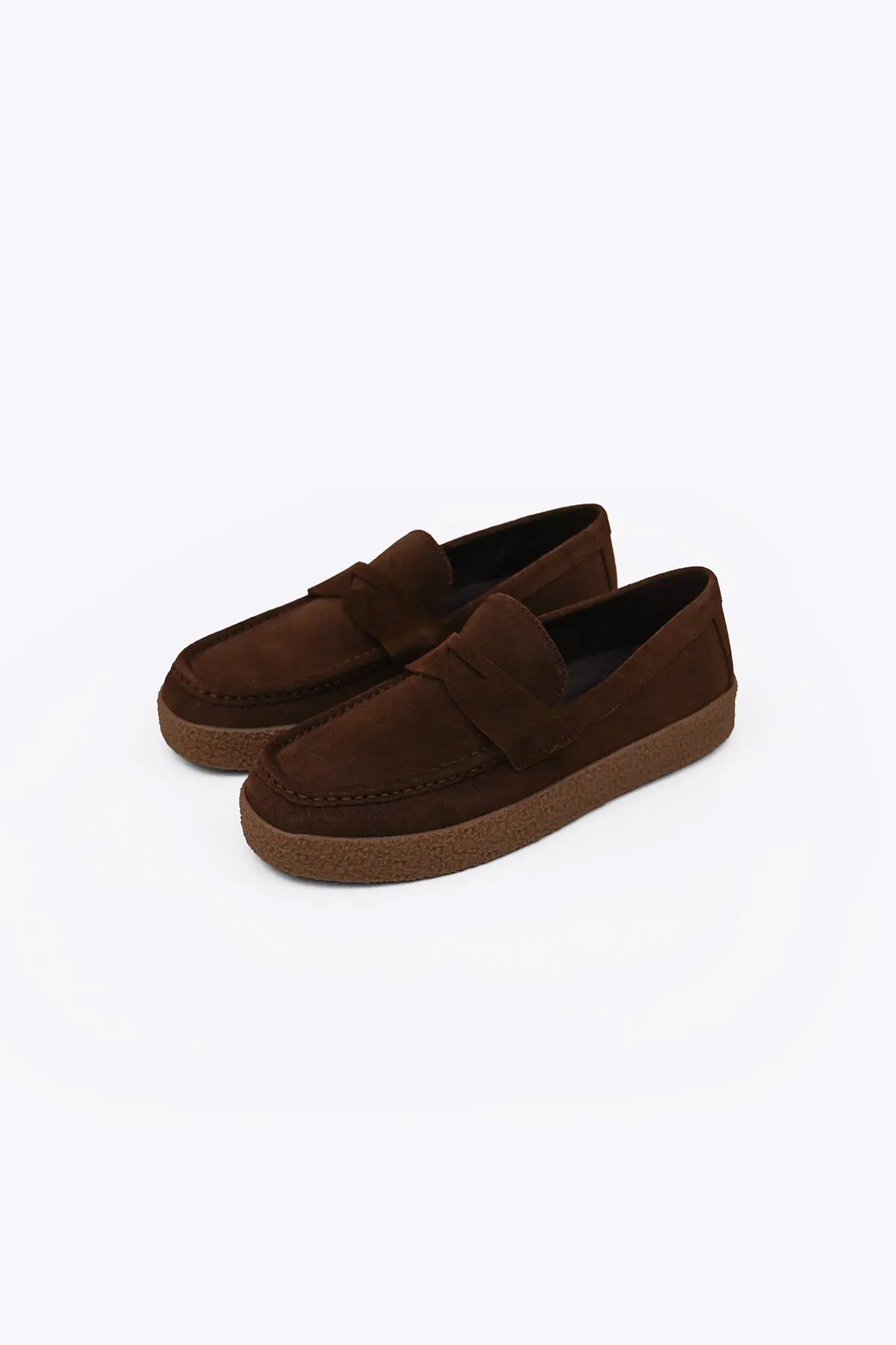 Suede Penny Flats 7
