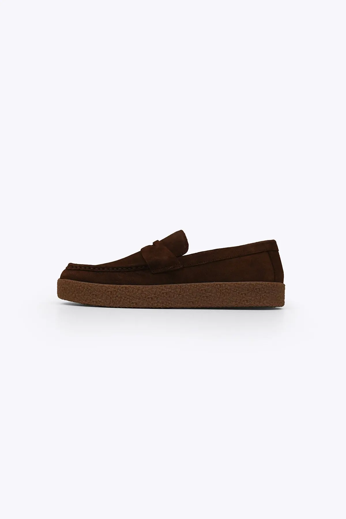 Suede Penny Flats 1