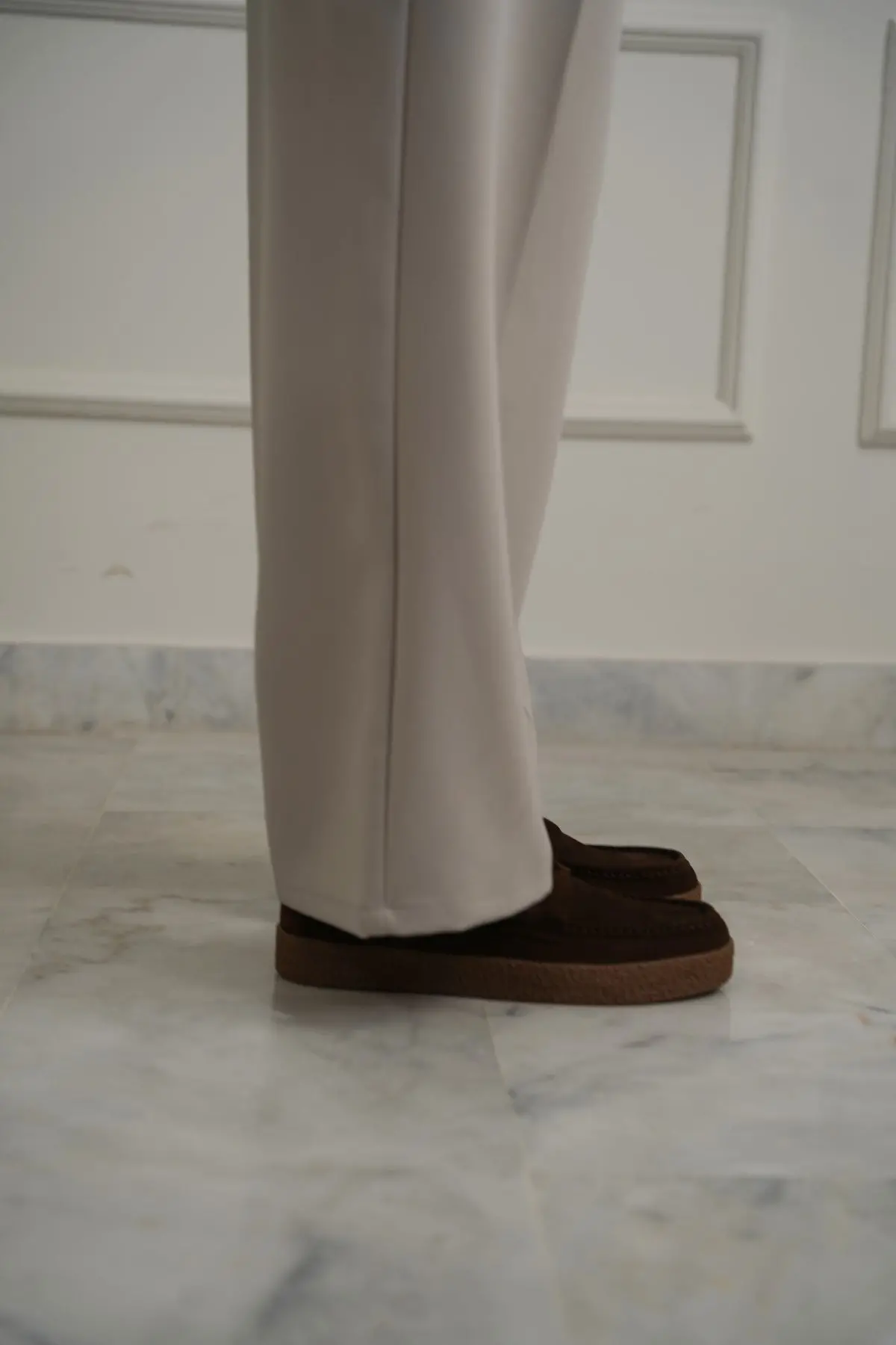 Suede Penny Flats 5