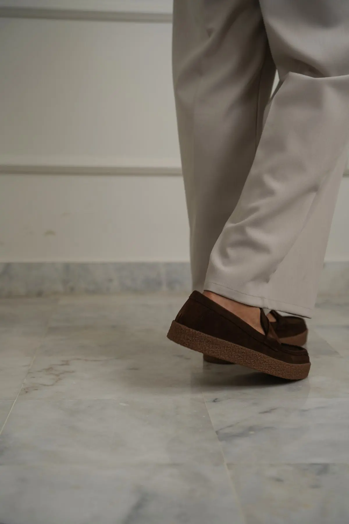 Suede Penny Flats 6