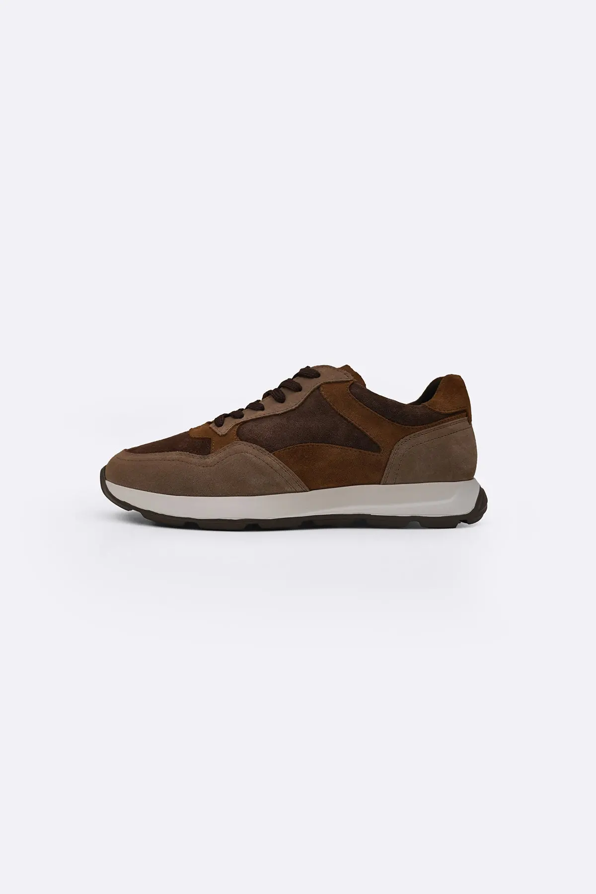 Multi Panel Suede Sneakers 1