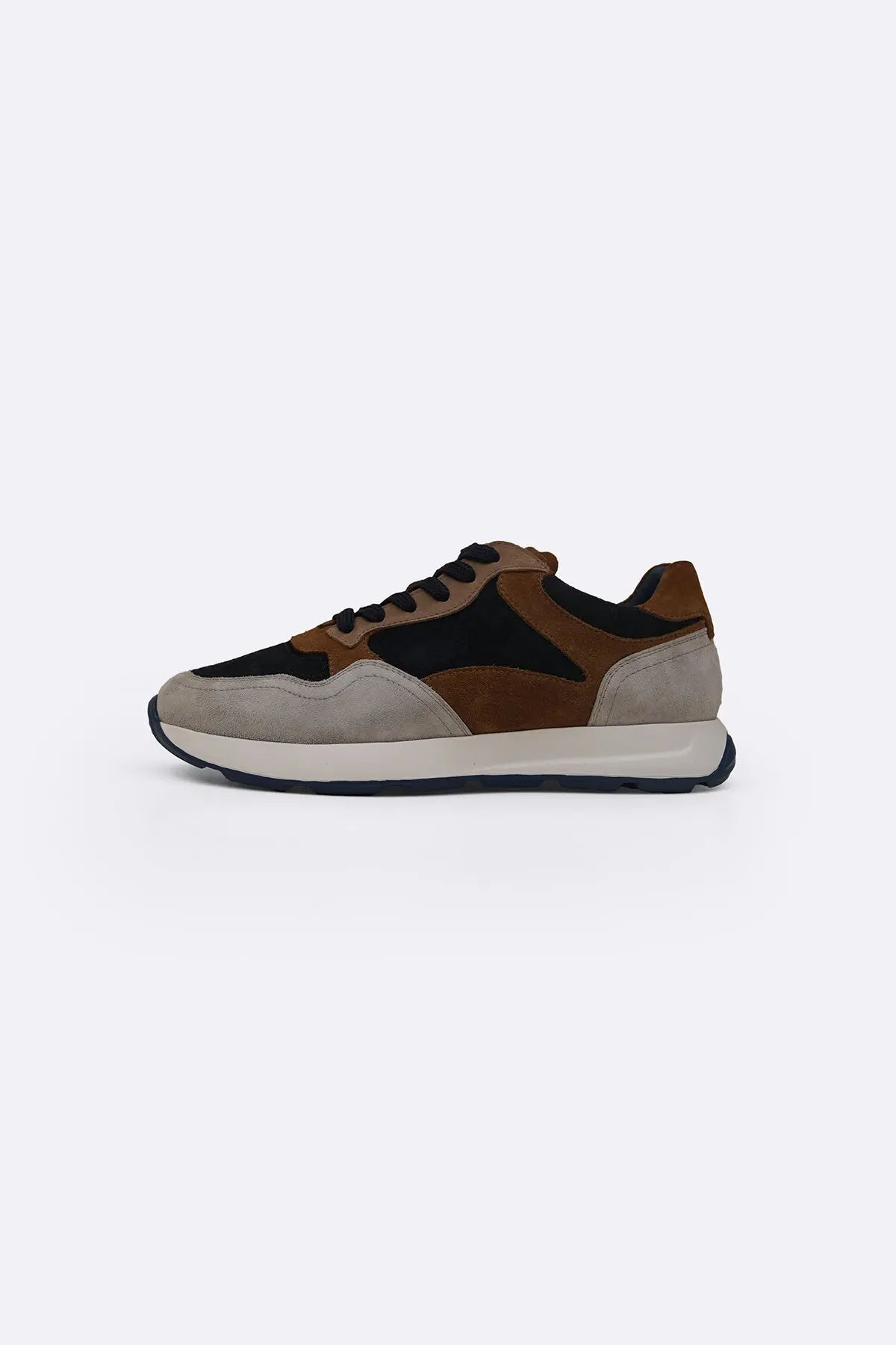 Multi Panel Suede Sneakers 1