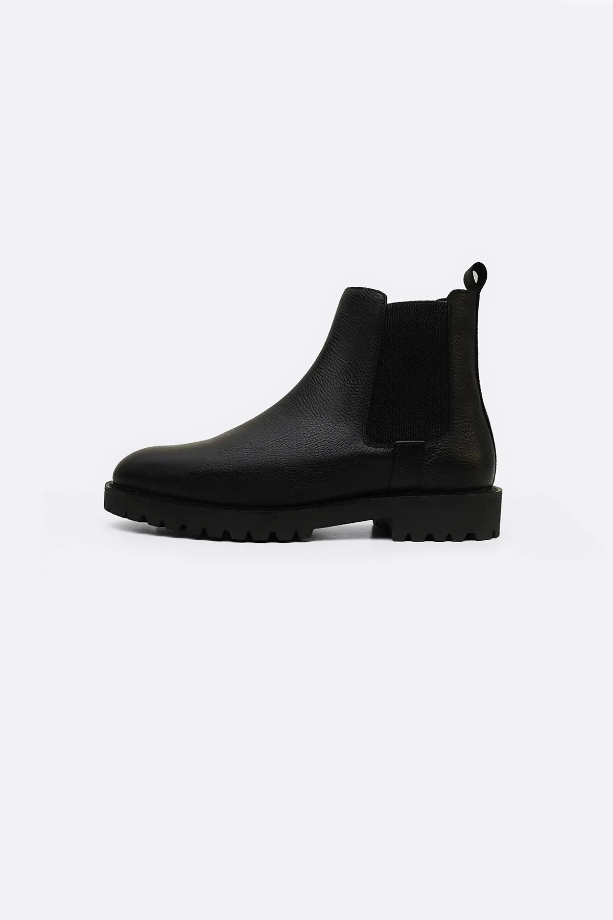 Textured Leather Chelseas 1
