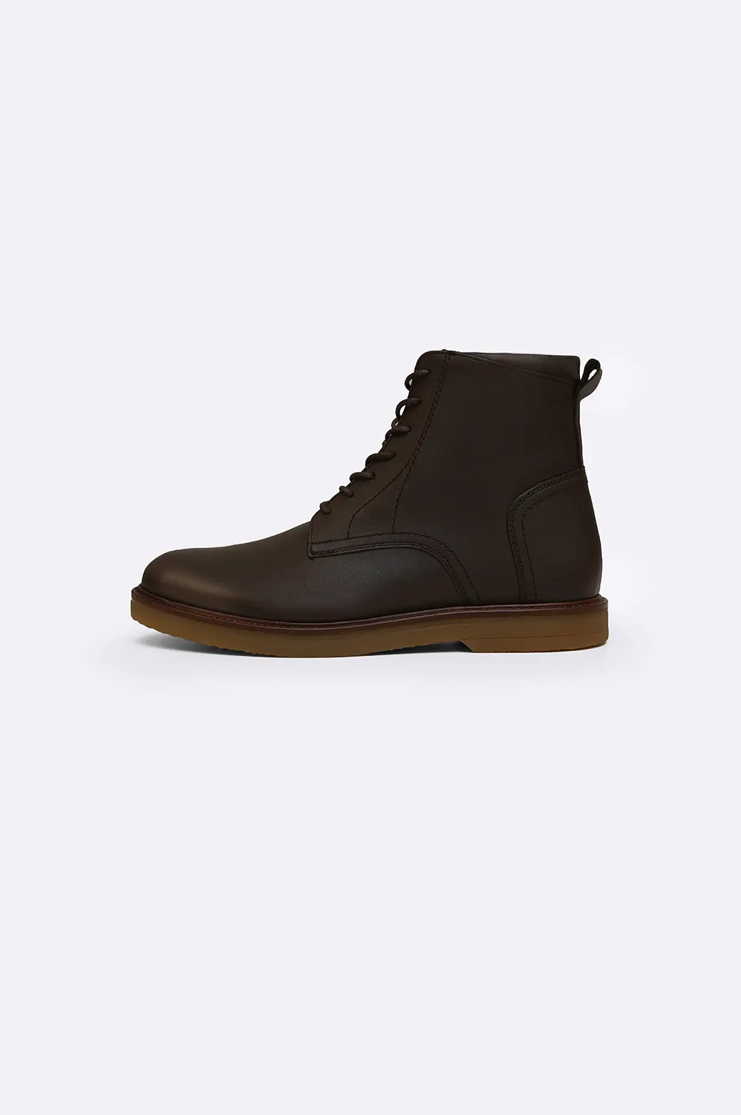 High Ankle Leather Boots 1