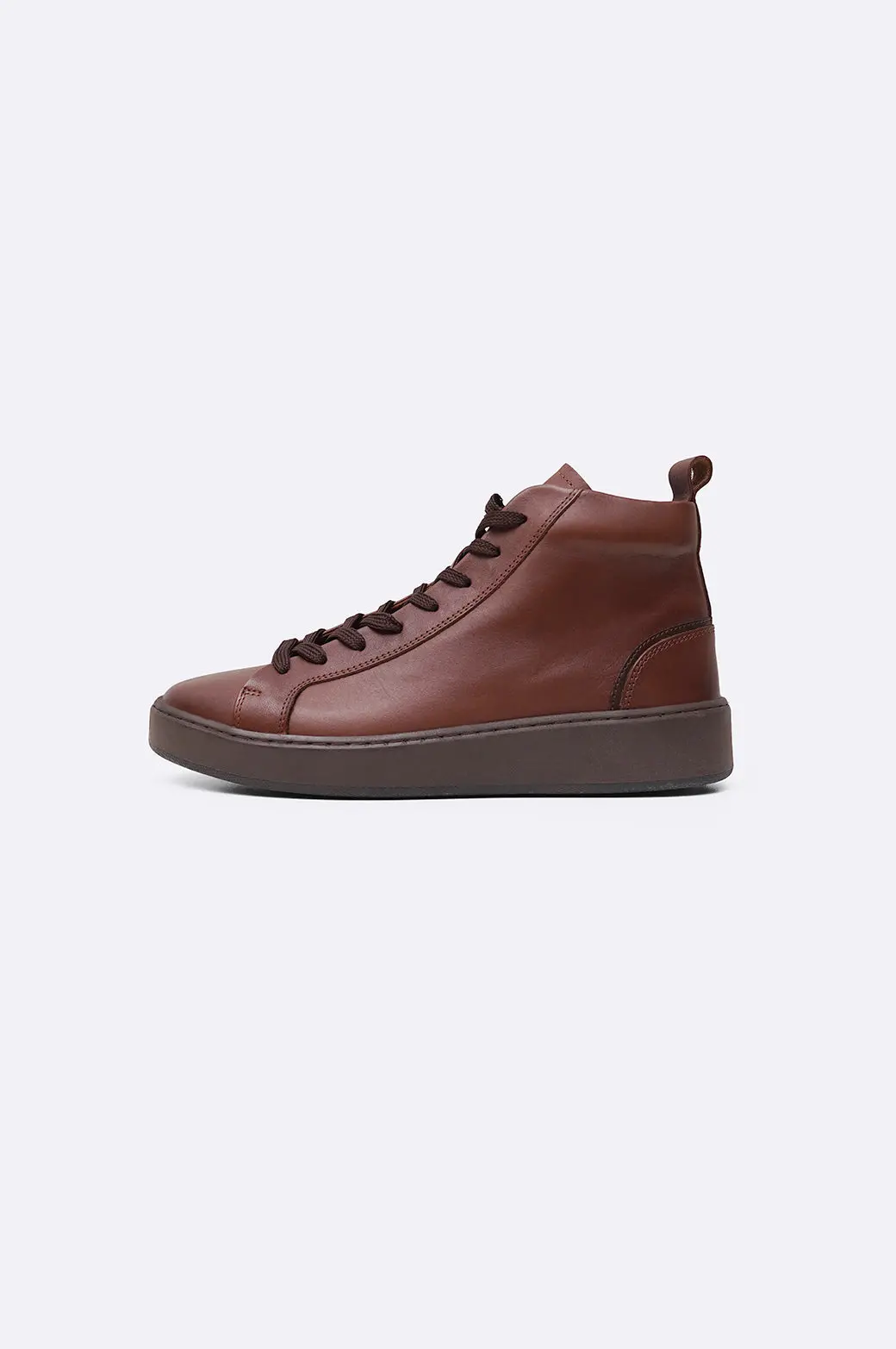 High-Top Leather Sneakers 1