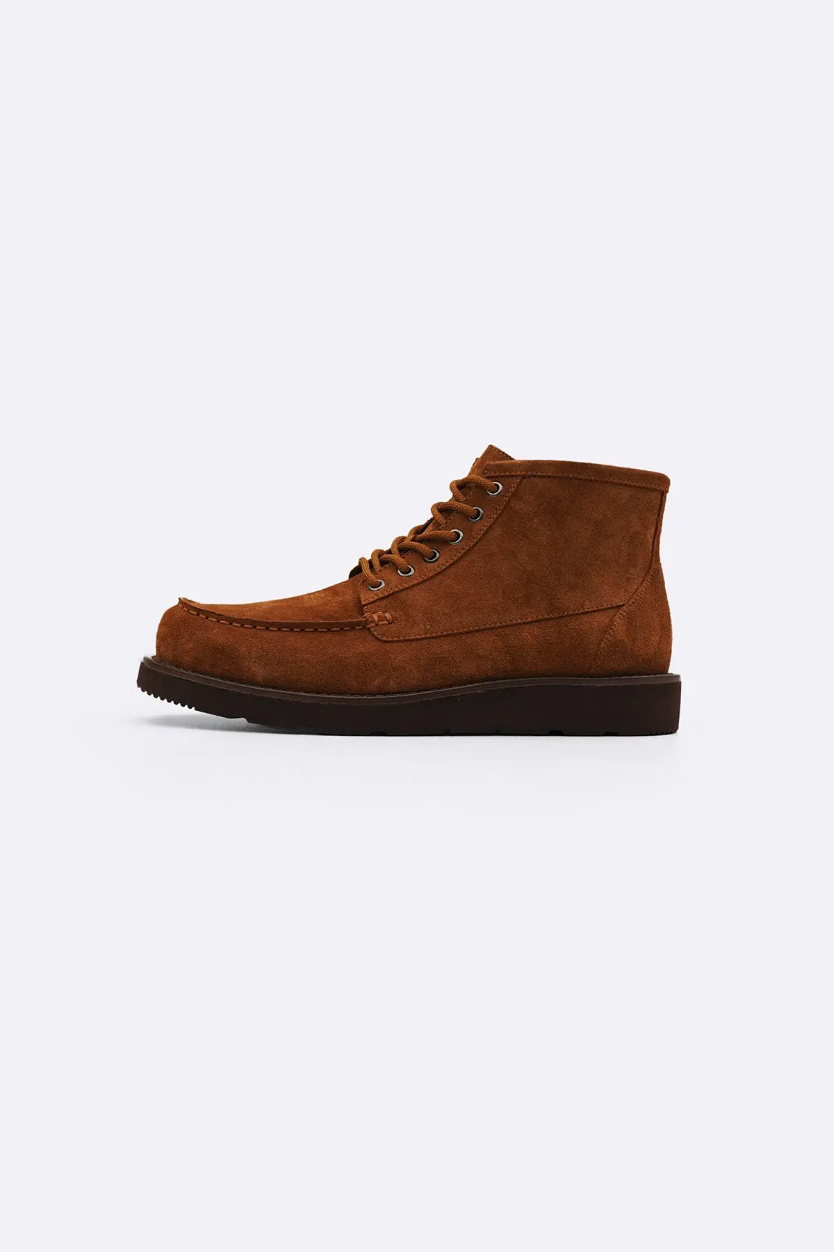 Suede High-Ankle Boot 1