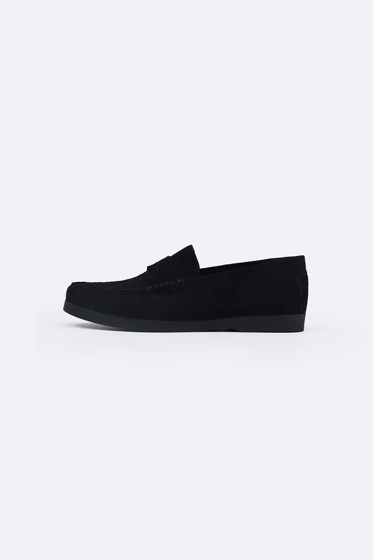 Goat Suede Leather Loafers 1